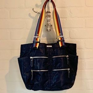 Franco Sarto tote purse diaper bag zipper pockets